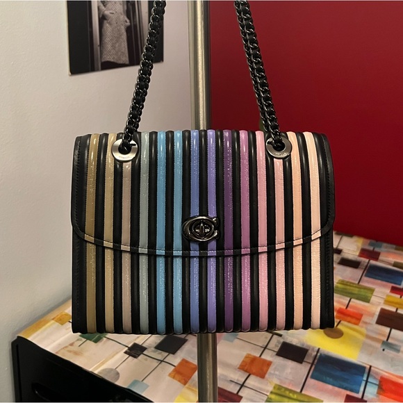 NWOT Coach ▪︎ Limited Edition ▪︎ Rainbow Parker w Ombre Quilting ▪︎ Never Worn - Picture 2 of 16